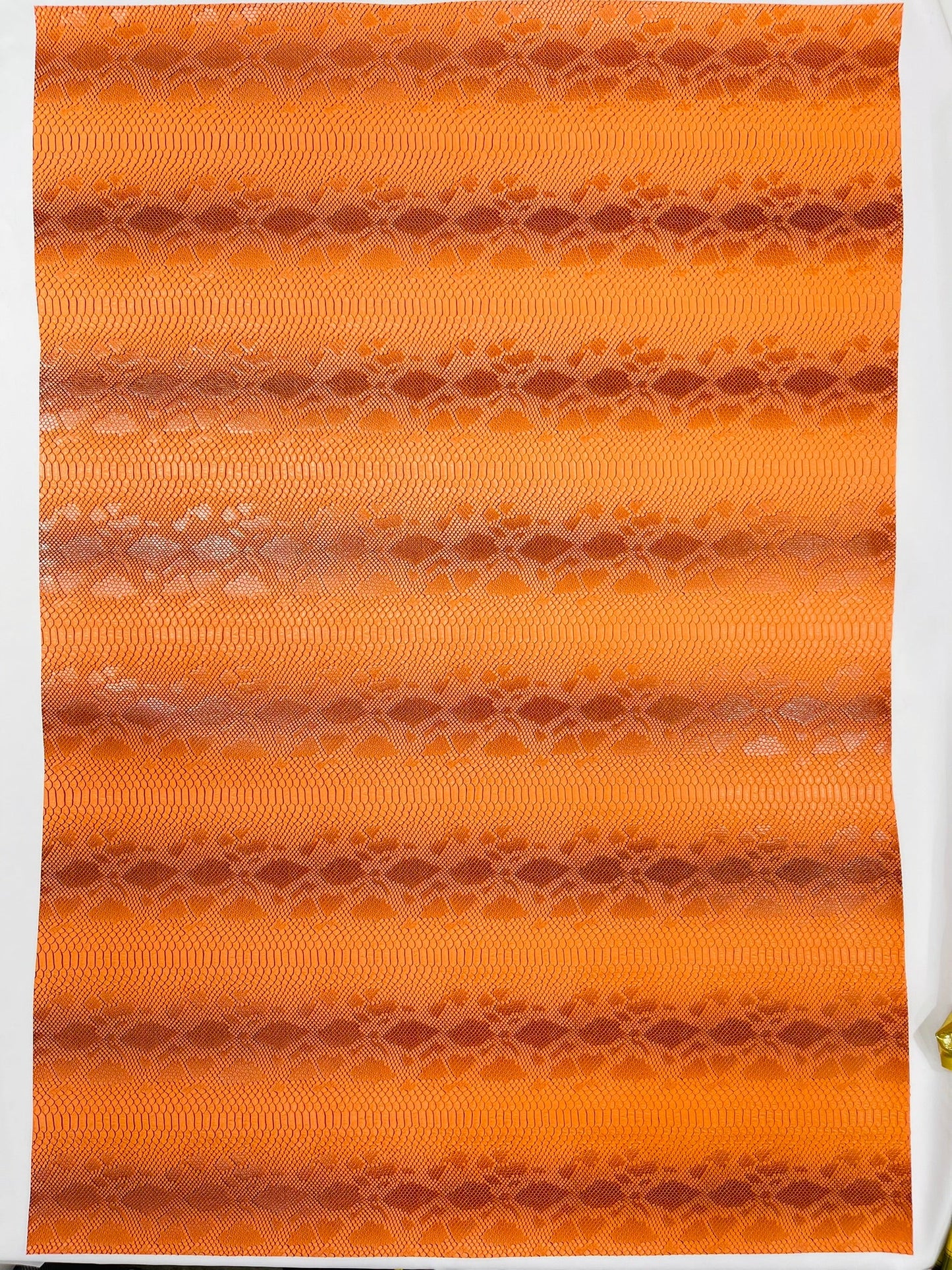 Viper Snake Skin Texture Faux Leather Fabric| 54" Wide| Upholstery| Sold By The Yard - New Creations Fabric & Foam Inc