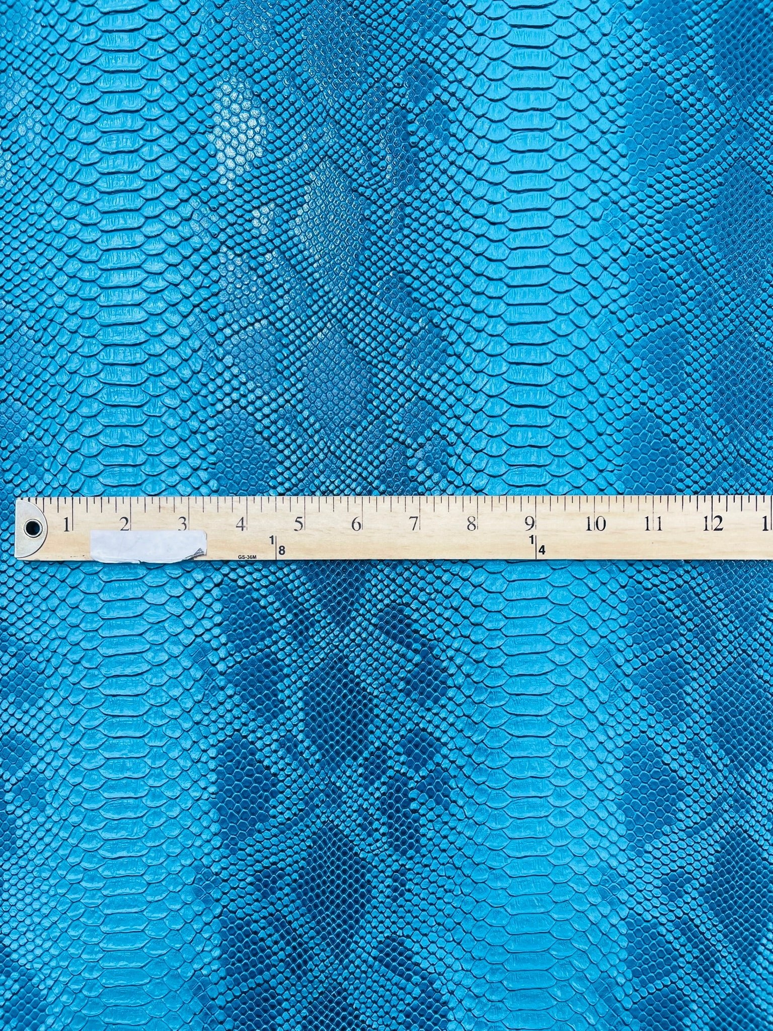Viper Snake Skin Texture Faux Leather Fabric| 54" Wide| Upholstery| Sold By The Yard - New Creations Fabric & Foam Inc