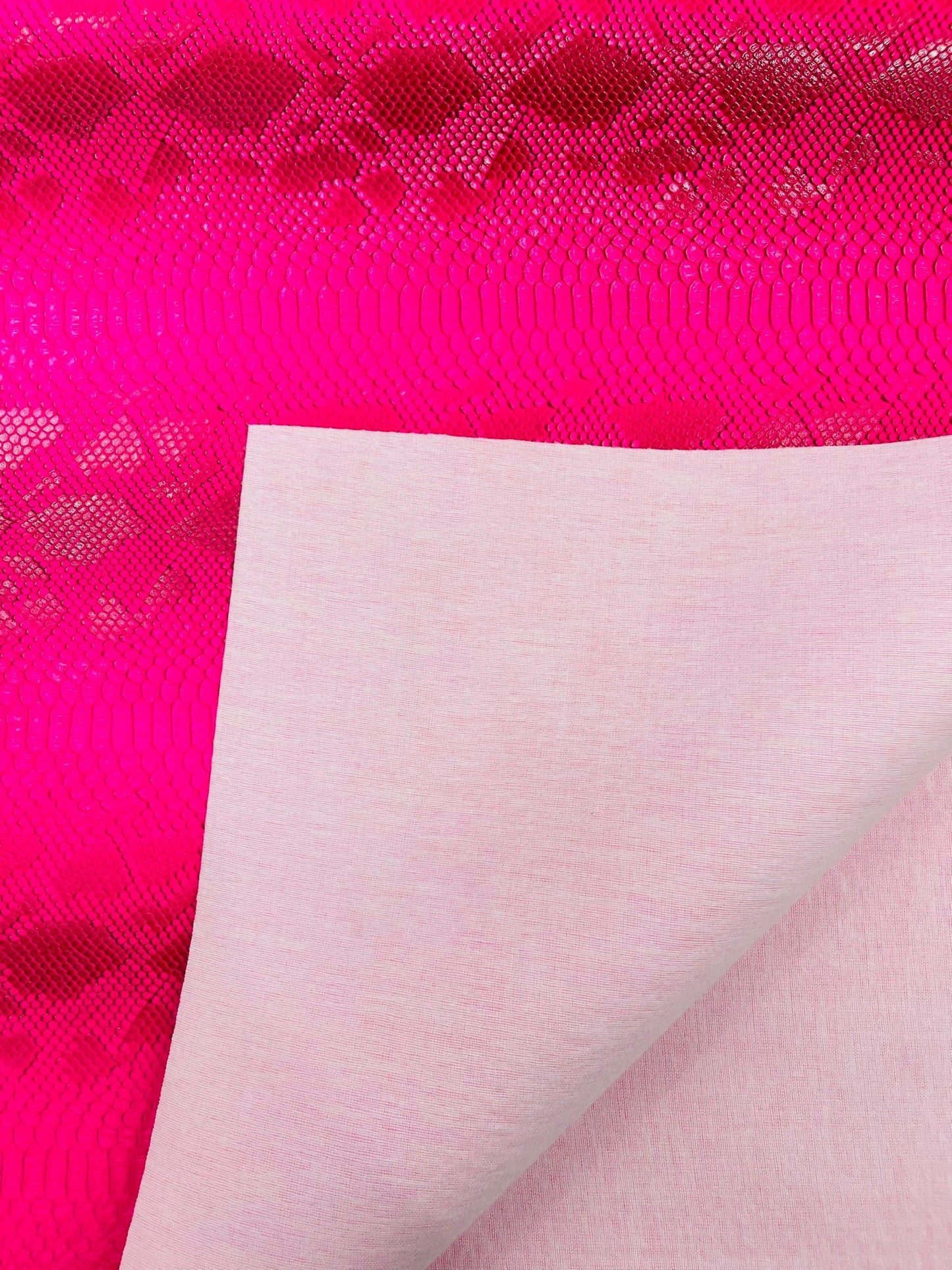 Viper Snake Skin Texture Faux Leather Fabric| 54" Wide| Upholstery| Sold By The Yard - New Creations Fabric & Foam Inc