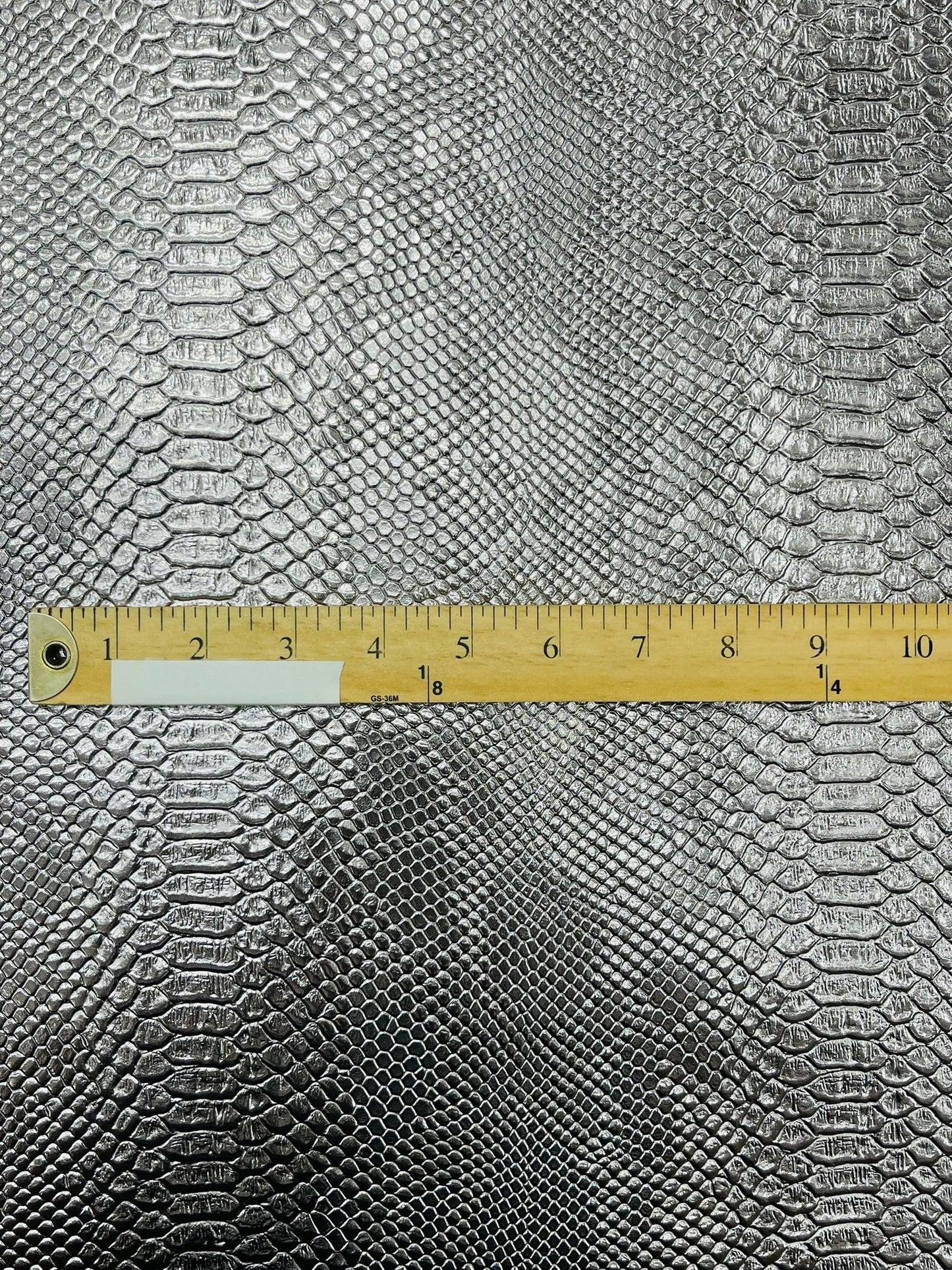 Viper Snake Skin Texture Faux Leather Fabric| 54" Wide| Upholstery| Sold By The Yard - New Creations Fabric & Foam Inc