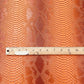 Viper Snake Skin Texture Faux Leather Fabric| 54" Wide| Upholstery| Sold By The Yard - New Creations Fabric & Foam Inc