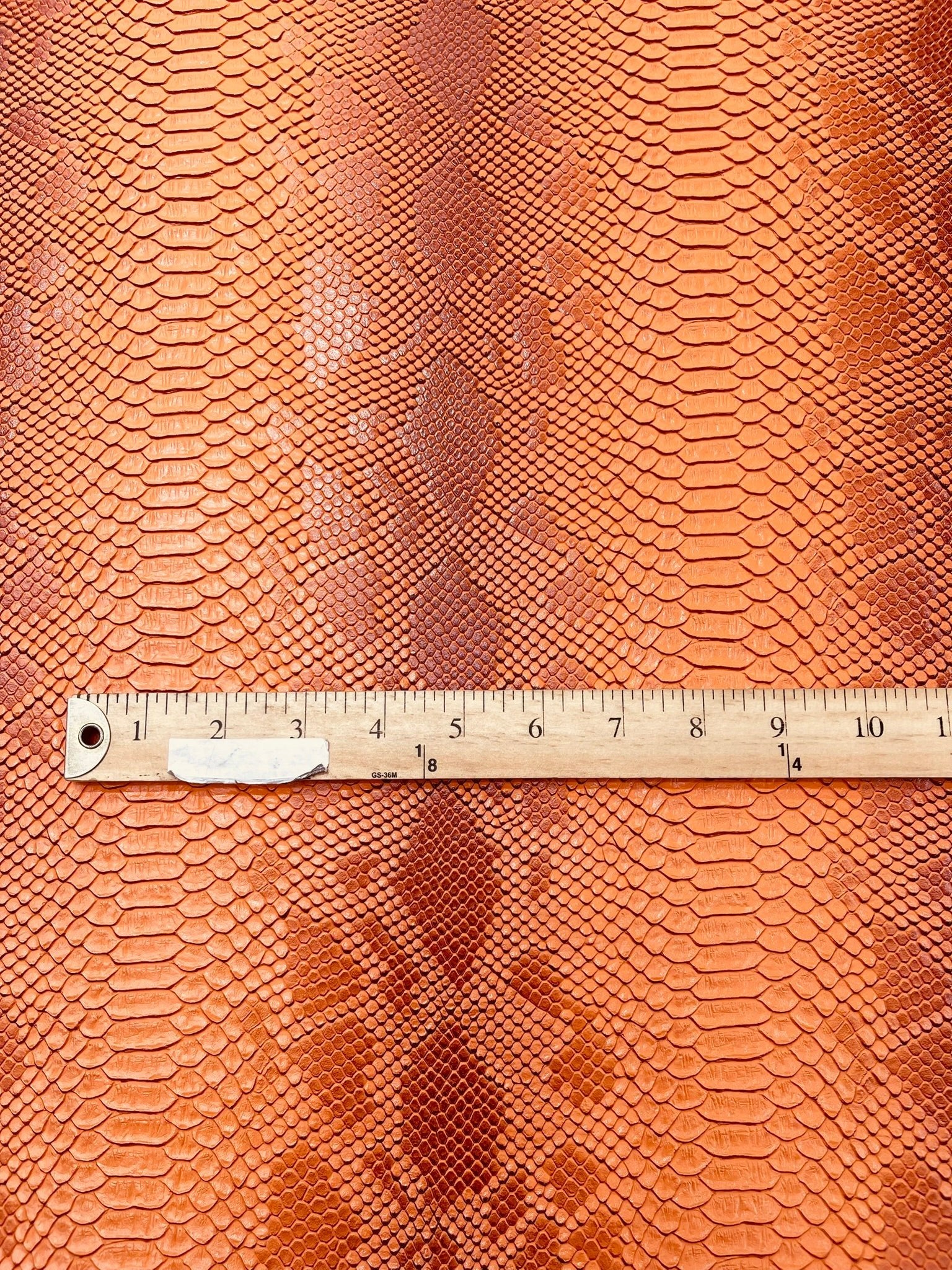 Viper Snake Skin Texture Faux Leather Fabric| 54" Wide| Upholstery| Sold By The Yard - New Creations Fabric & Foam Inc