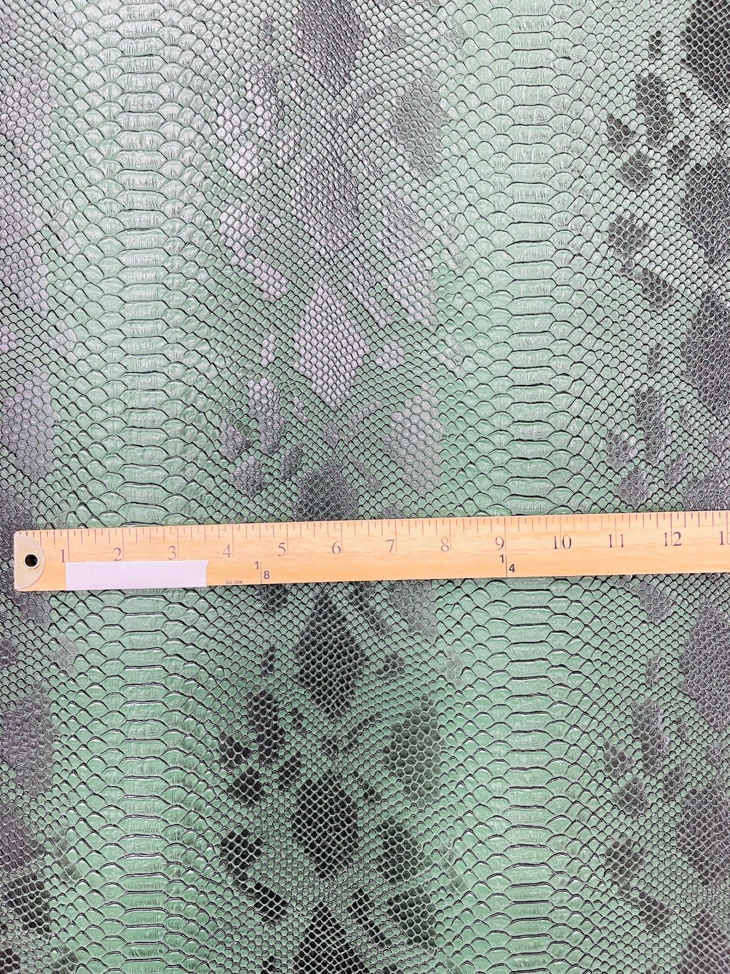 Viper Snake Skin Texture Faux Leather Fabric| 54" Wide| Upholstery| Sold By The Yard - New Creations Fabric & Foam Inc