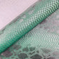 Viper Snake Skin Texture Faux Leather Fabric| 54" Wide| Upholstery| Sold By The Yard - New Creations Fabric & Foam Inc