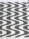Wave Sequin Stretch Velvet 54" Wide| New Creations Fabric & Foam Inc. - New Creations Fabric & Foam Inc