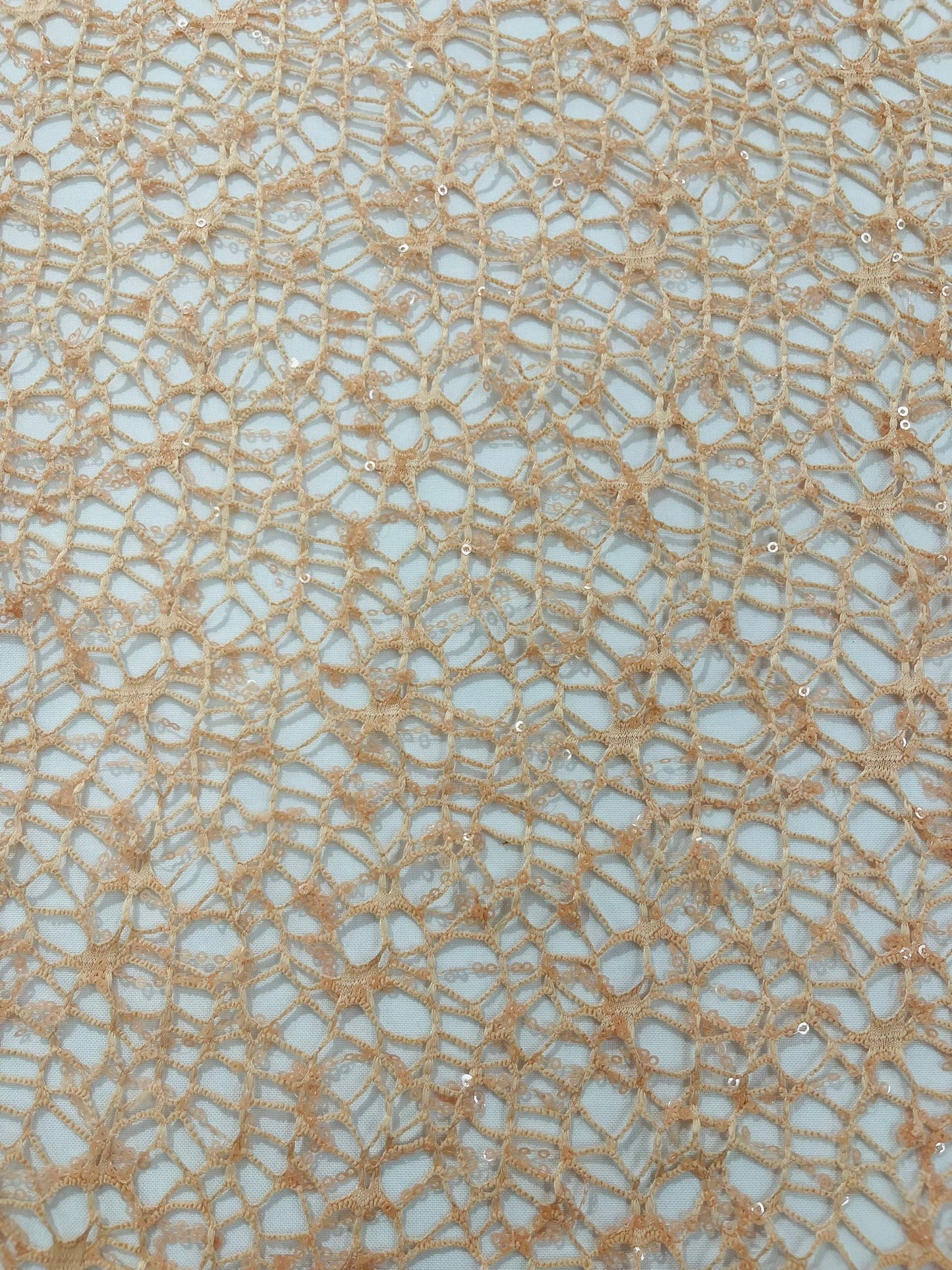 WEB SEQUIN MESH FABRIC (By The Yard) - New Creations Fabric & Foam Inc