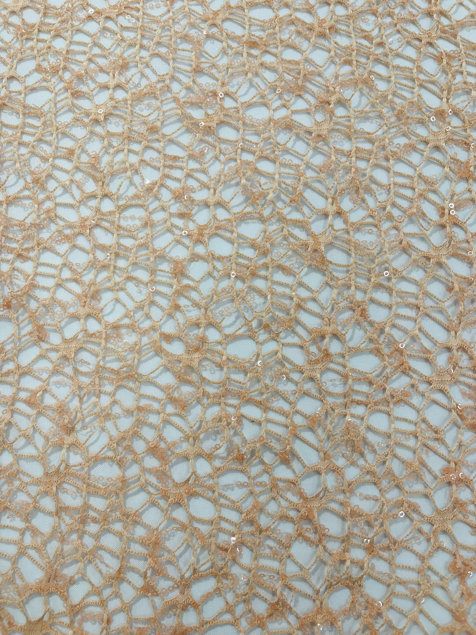 WEB SEQUIN MESH FABRIC (By The Yard) - New Creations Fabric & Foam Inc