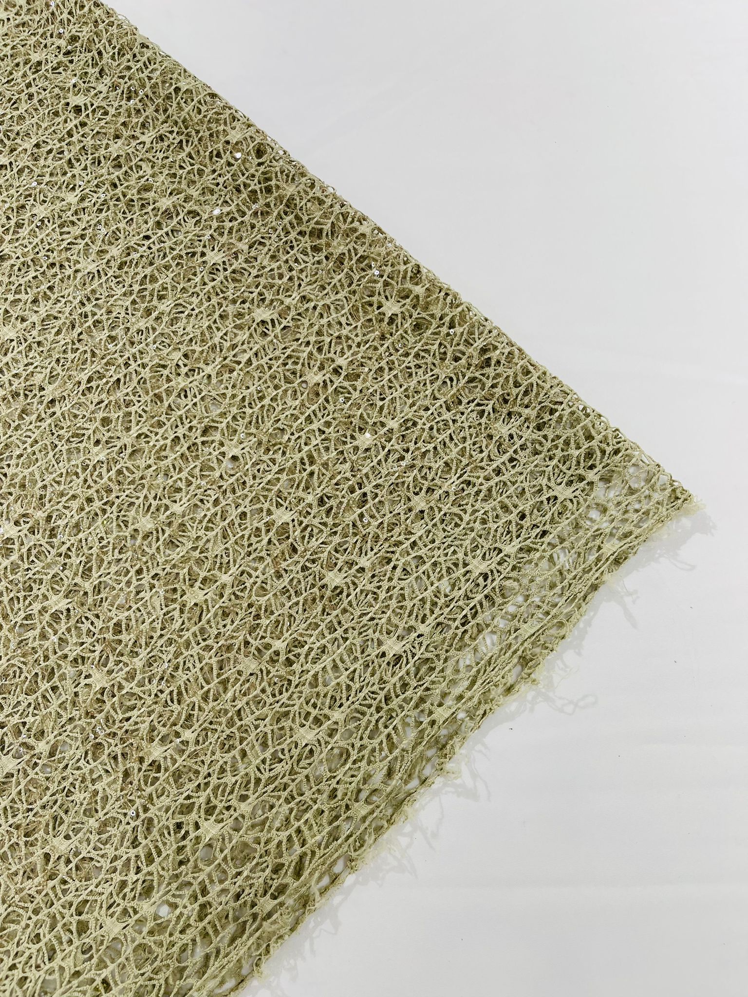 WEB SEQUIN MESH FABRIC (By The Yard) - New Creations Fabric & Foam Inc