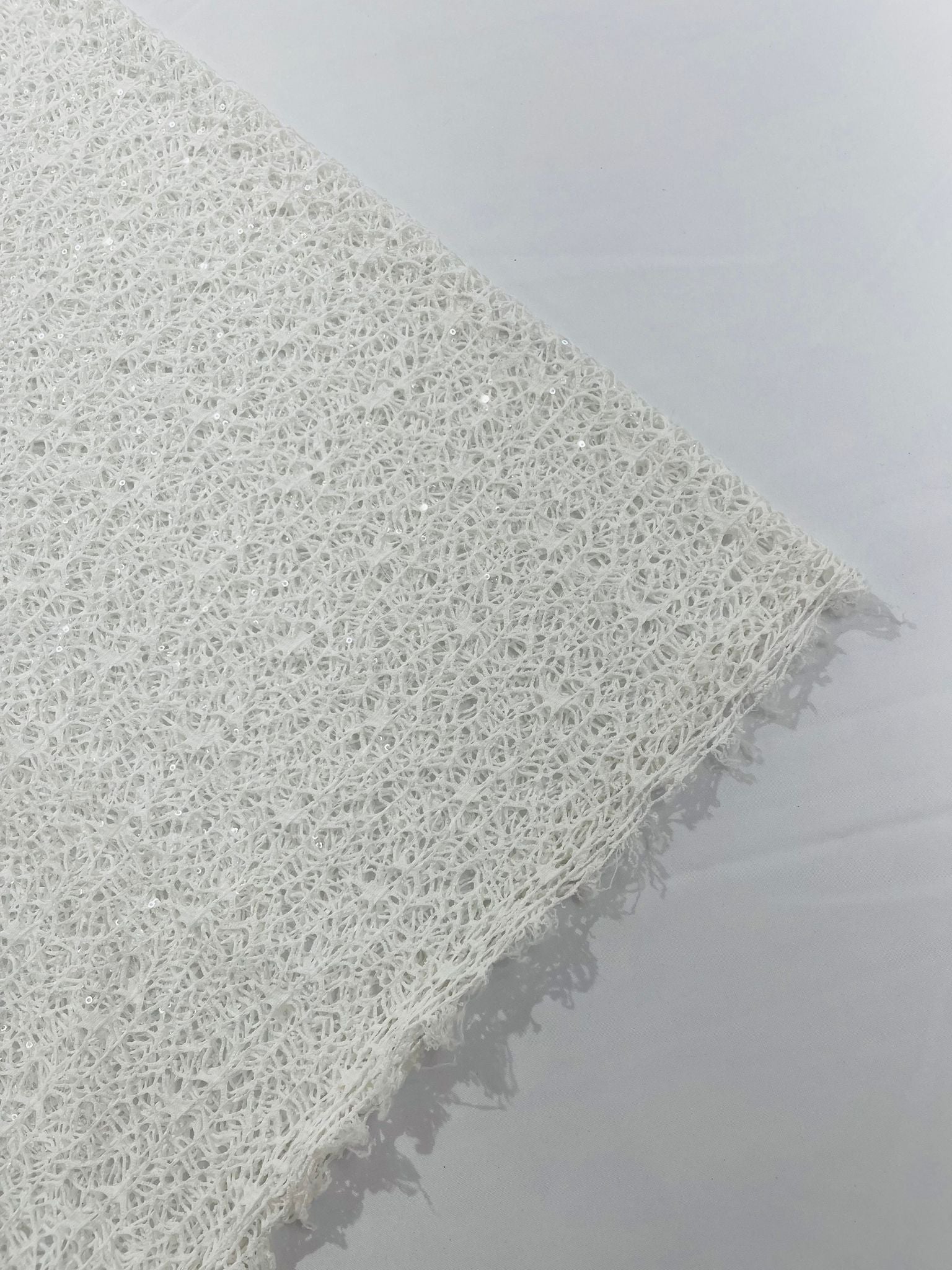 WEB SEQUIN MESH FABRIC (By The Yard) - New Creations Fabric & Foam Inc