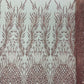 WING FEATHER DAMASK BEADED LACE (By The Yard) - New Creations Fabric & Foam Inc