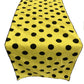 12" Wide x 72" Long, Polka Dot Print Broadcloth Poly Cotton Table Runner - New Creations Fabric & Foam Inc