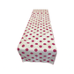 12" Wide x 72" Long, Polka Dot Print Broadcloth Poly Cotton Table Runner - New Creations Fabric & Foam Inc