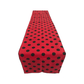 12" Wide x 90" Long, Polka Dot Print Broadcloth Poly Cotton Table Runner - New Creations Fabric & Foam Inc
