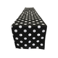 12" Wide x 90" Long, Polka Dot Print Broadcloth Poly Cotton Table Runner - New Creations Fabric & Foam Inc