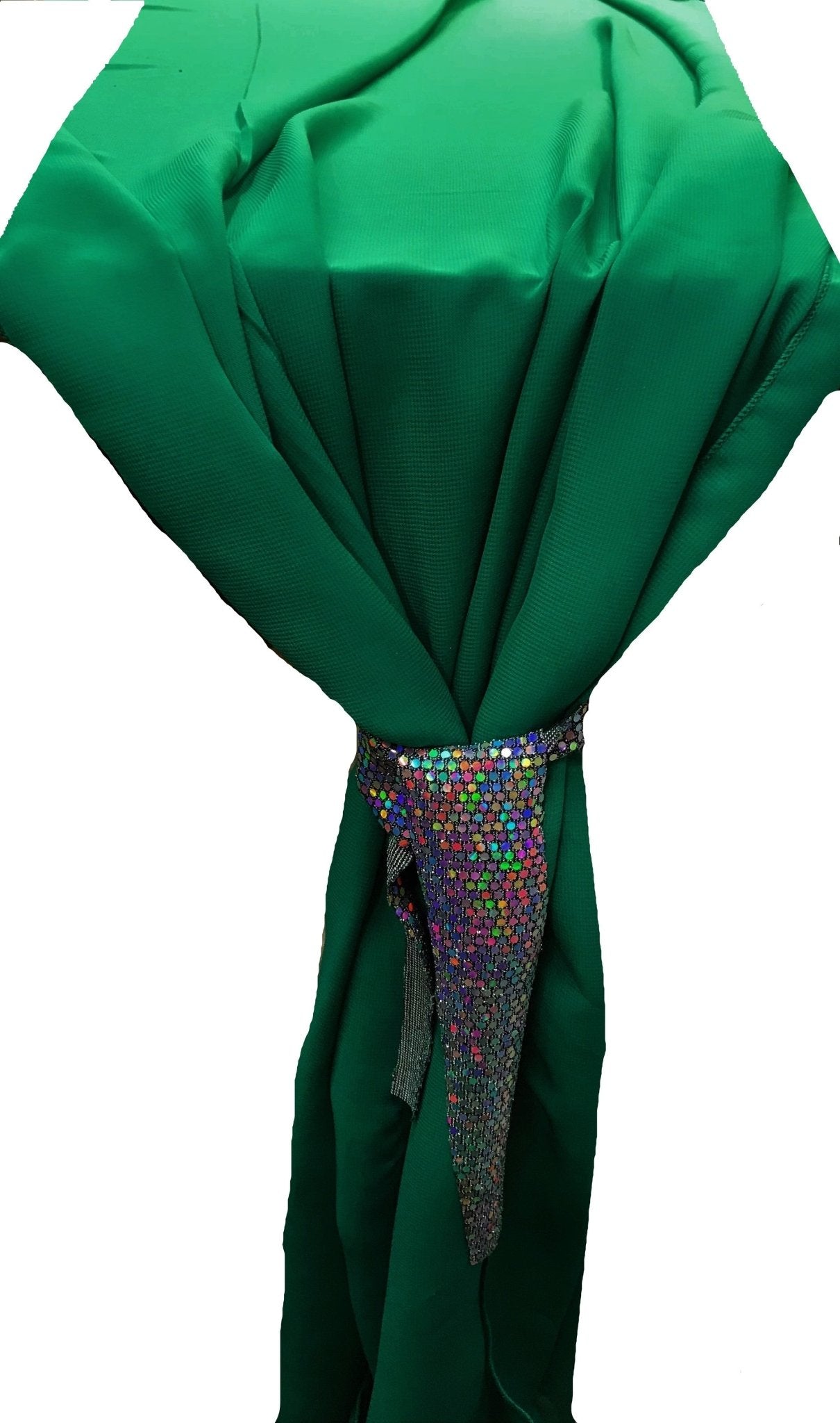 14" Wide Extra Long, Chiffon Wedding Table Runner - New Creations Fabric & Foam Inc