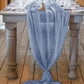 18" Wide Extra Long, Chiffon Wedding Table Runner - New Creations Fabric & Foam Inc