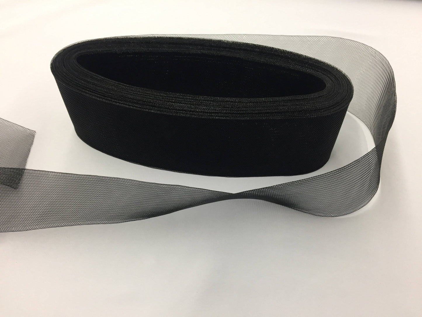 30 yards - 4 inches black Crinoline Horsehair Braid Trim - wedding - bridal - decorations - New Creations Fabric & Foam Inc