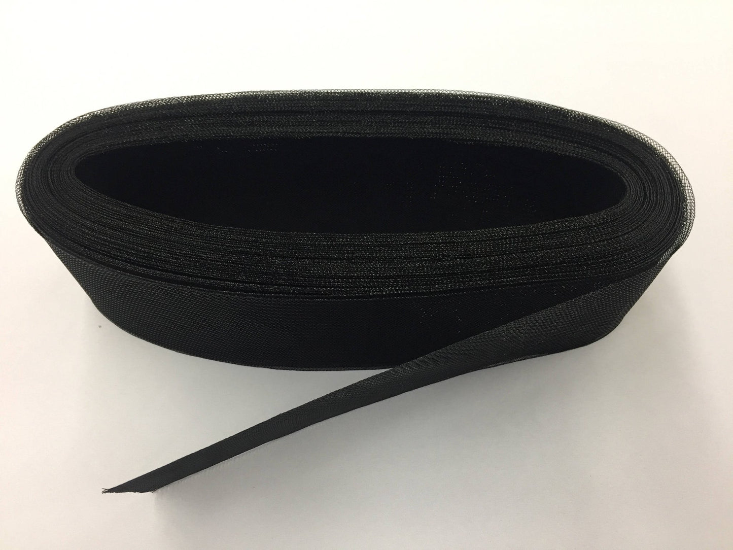 30 yards - 4 inches black Crinoline Horsehair Braid Trim - wedding - bridal - decorations - New Creations Fabric & Foam Inc