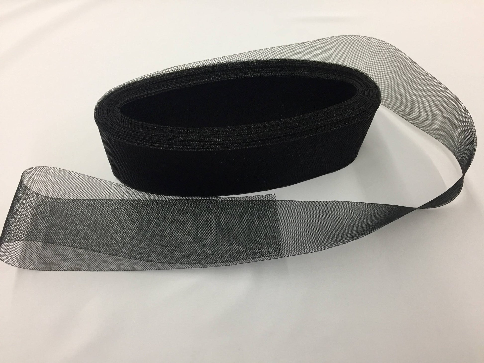 30 yards - 4 inches black Crinoline Horsehair Braid Trim - wedding - bridal - decorations - New Creations Fabric & Foam Inc