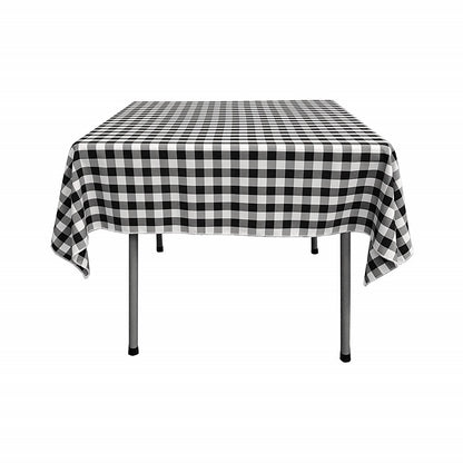 30"x30" SQUARE TABLECLOTH POLYESTER CHECKERED. - New Creations Fabric & Foam Inc