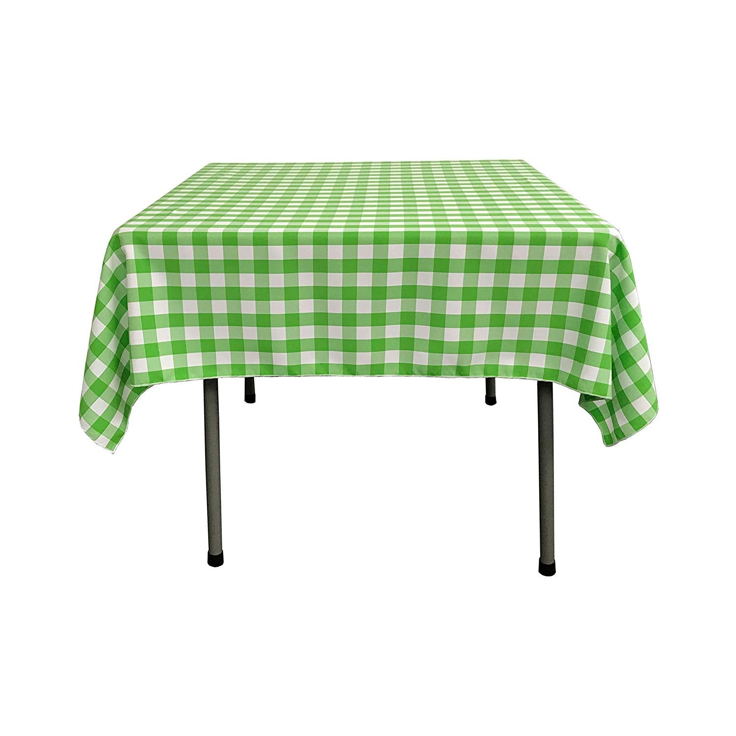 30"x30" SQUARE TABLECLOTH POLYESTER CHECKERED. - New Creations Fabric & Foam Inc