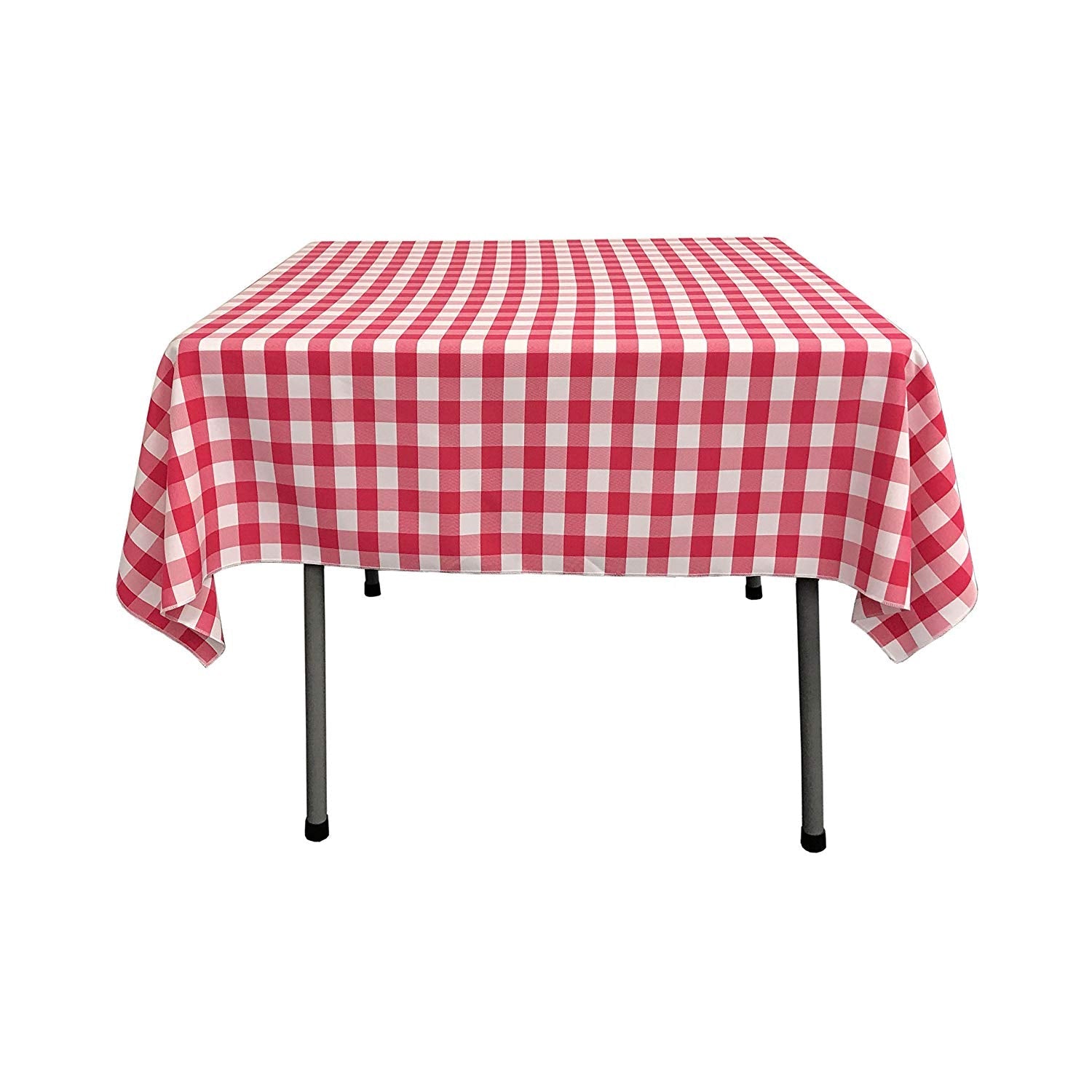 30"x30" SQUARE TABLECLOTH POLYESTER CHECKERED. - New Creations Fabric & Foam Inc