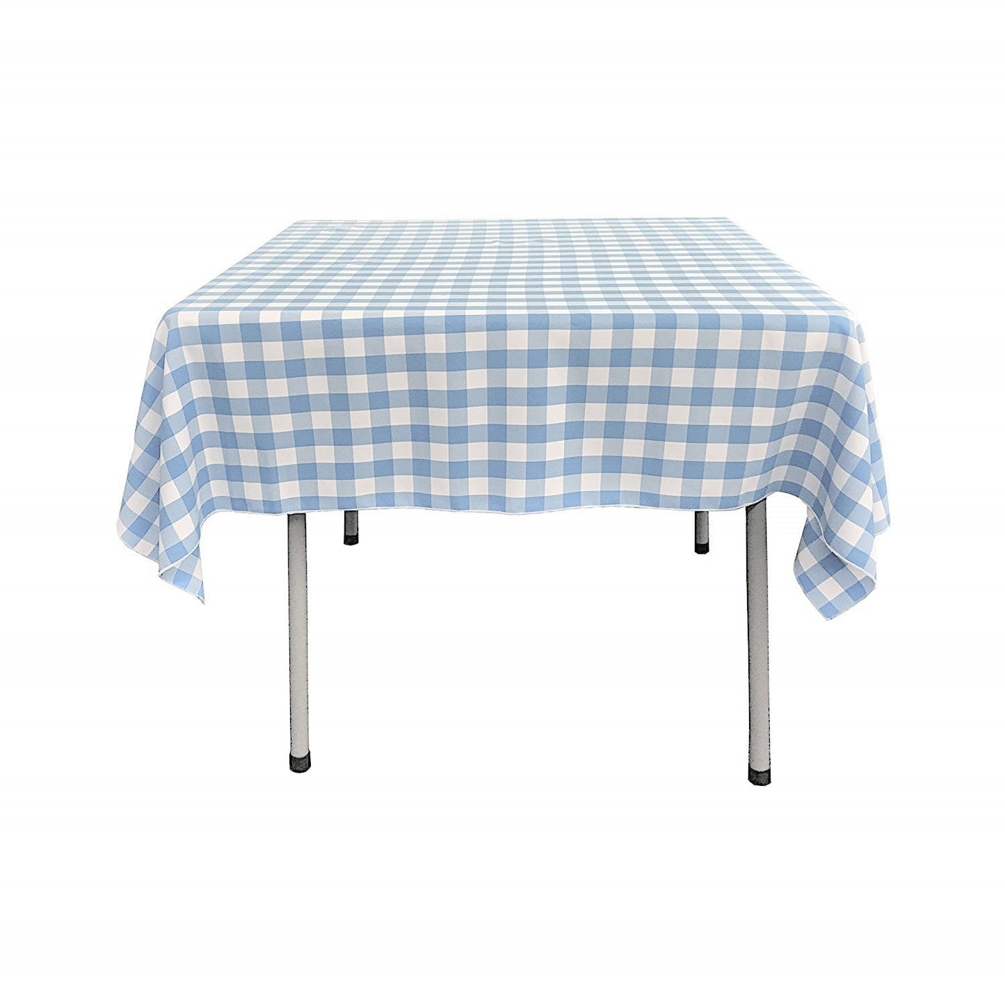 30"x30" SQUARE TABLECLOTH POLYESTER CHECKERED. - New Creations Fabric & Foam Inc