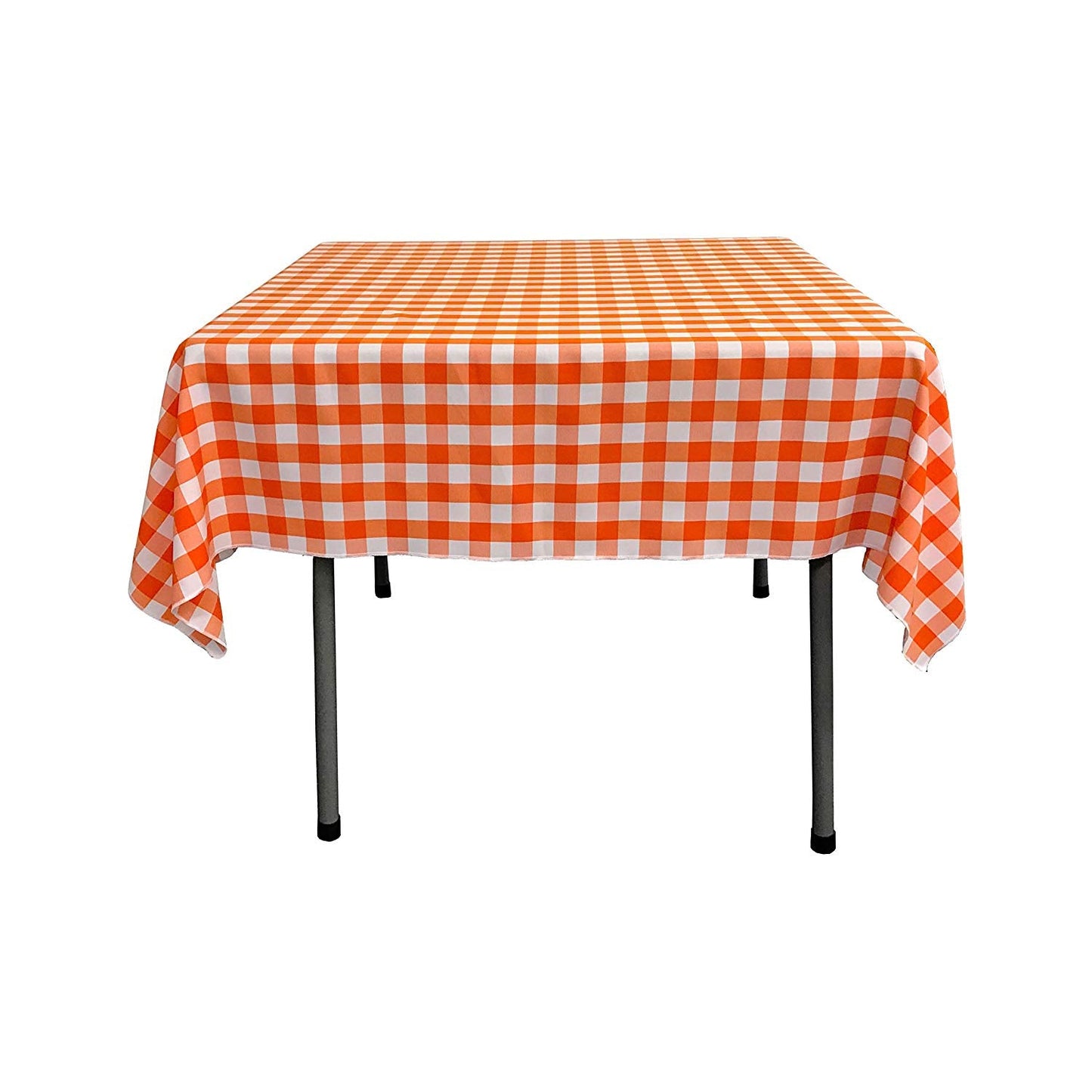 30"x30" SQUARE TABLECLOTH POLYESTER CHECKERED. - New Creations Fabric & Foam Inc