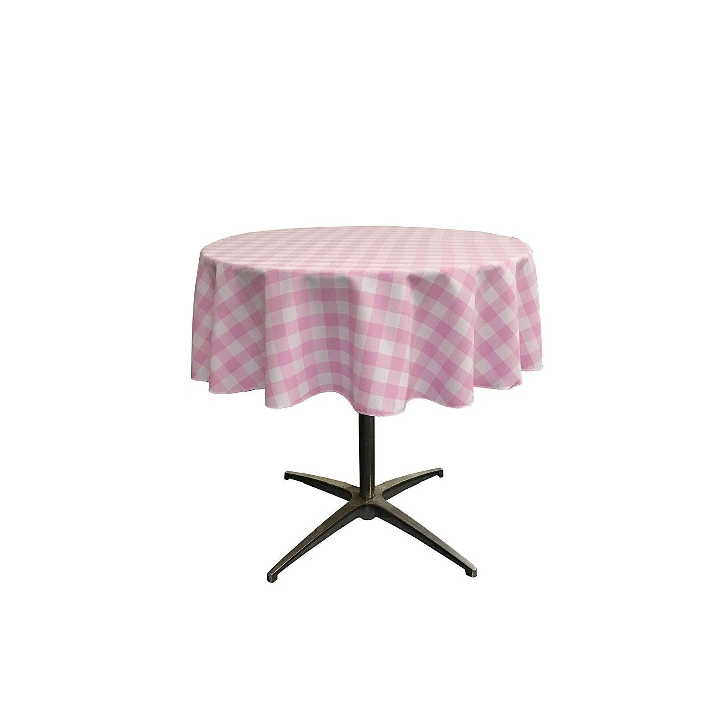 36" ROUND TABLECLOTH POLYESTER CHECKERED - New Creations Fabric & Foam Inc