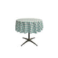 36" ROUND TABLECLOTH POLYESTER CHECKERED - New Creations Fabric & Foam Inc