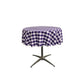 36" ROUND TABLECLOTH POLYESTER CHECKERED - New Creations Fabric & Foam Inc