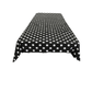 36" x 36" Square Big Polka Dot Poly Cotton Tablecloth - New Creations Fabric & Foam Inc