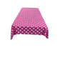 36" x 36" Square Small Polka Dot Poly Cotton Tablecloth - New Creations Fabric & Foam Inc