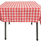 36" x 36" Square Tablecloth for 24" Square Small Coffee Table with 6" Drop, Polyester Checkered Gingham Plaid Table Overlay - New Creations Fabric & Foam Inc