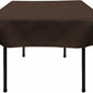 36"x36" SQUARE BRIDAL SATIN TABLECLOTH - New Creations Fabric & Foam Inc