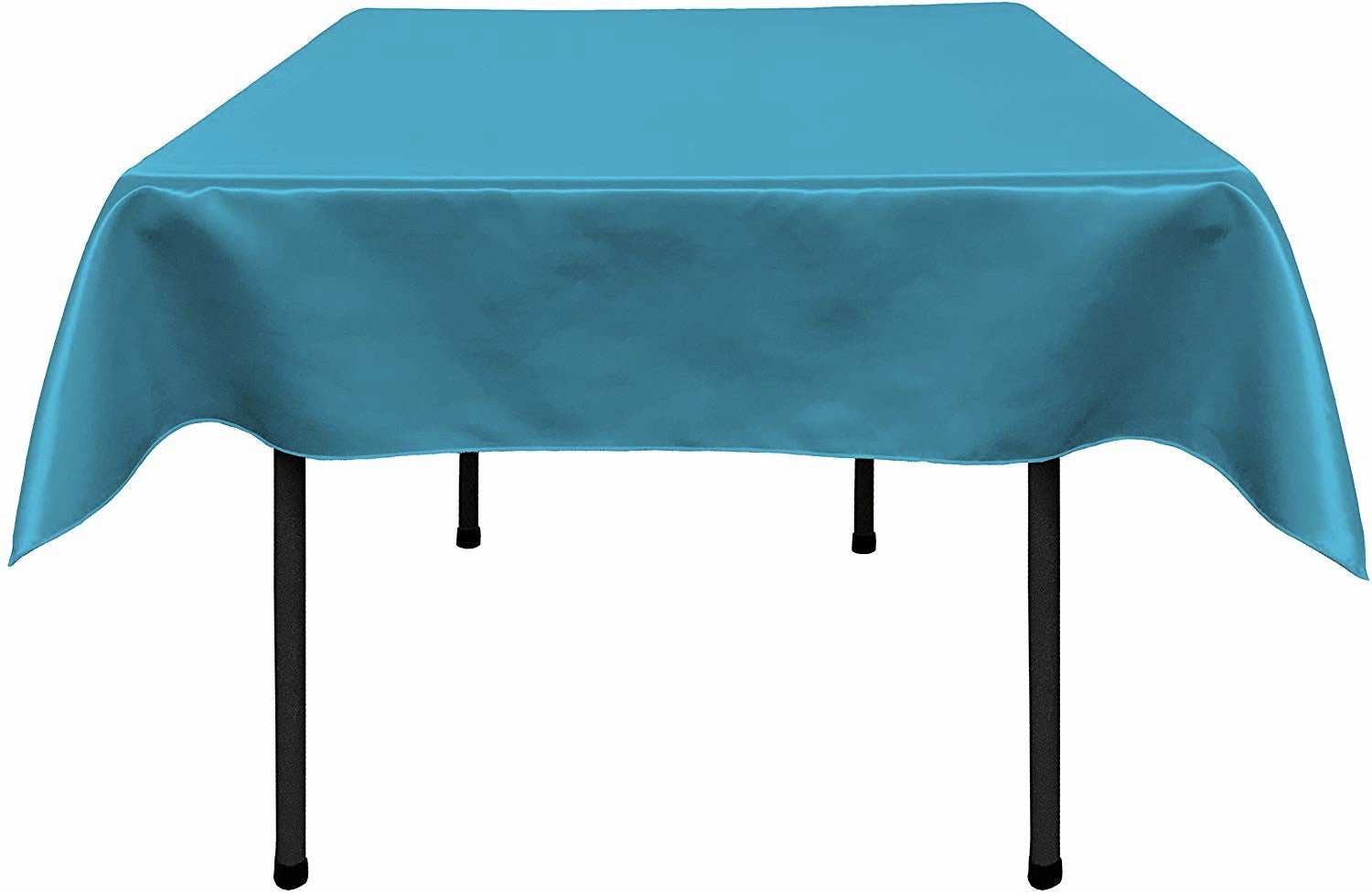 36"x36" SQUARE BRIDAL SATIN TABLECLOTH - New Creations Fabric & Foam Inc