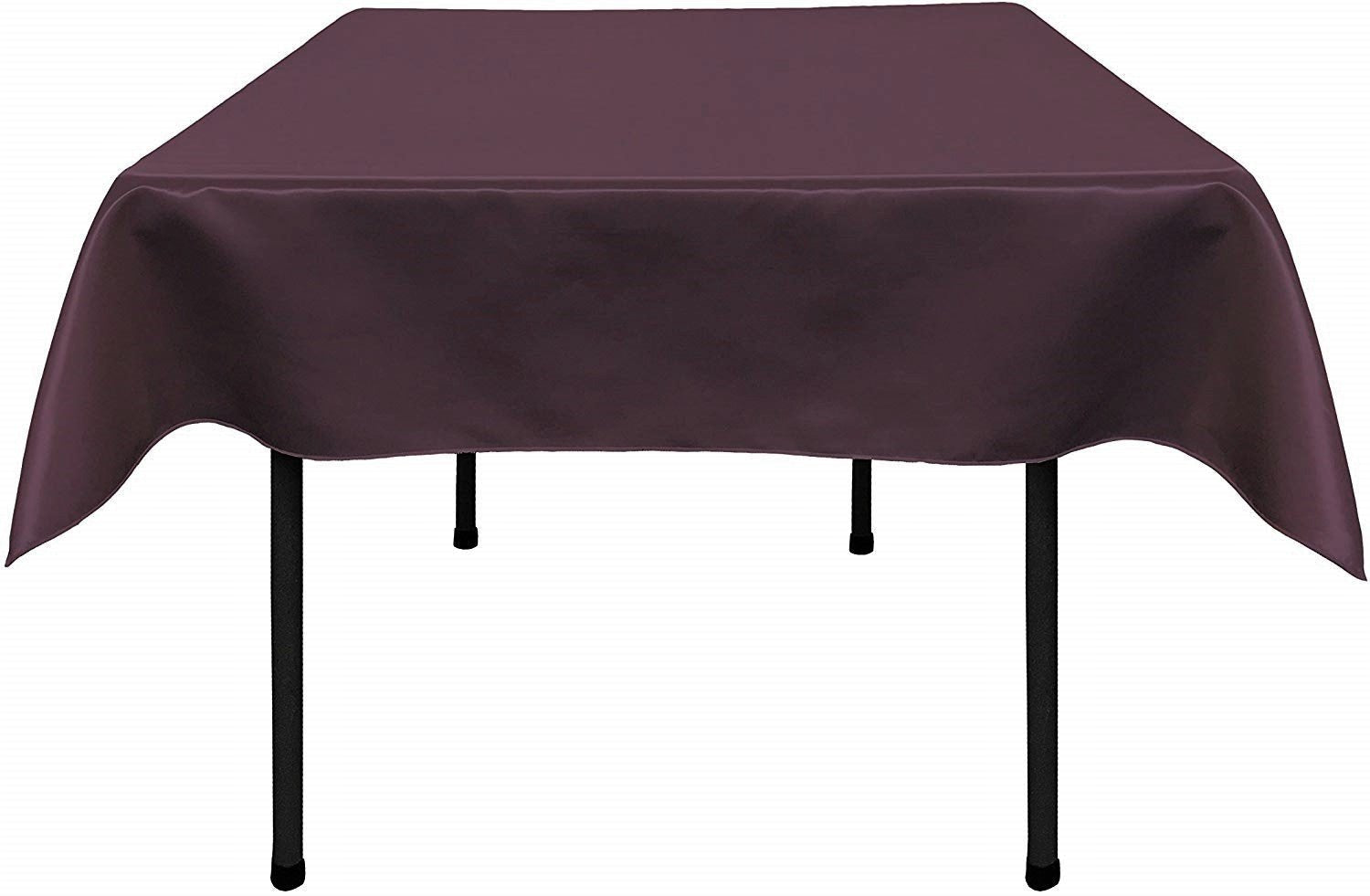 36"x36" SQUARE BRIDAL SATIN TABLECLOTH - New Creations Fabric & Foam Inc