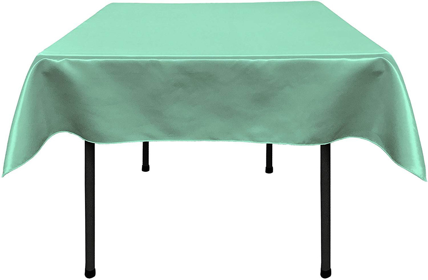 36"x36" SQUARE BRIDAL SATIN TABLECLOTH - New Creations Fabric & Foam Inc
