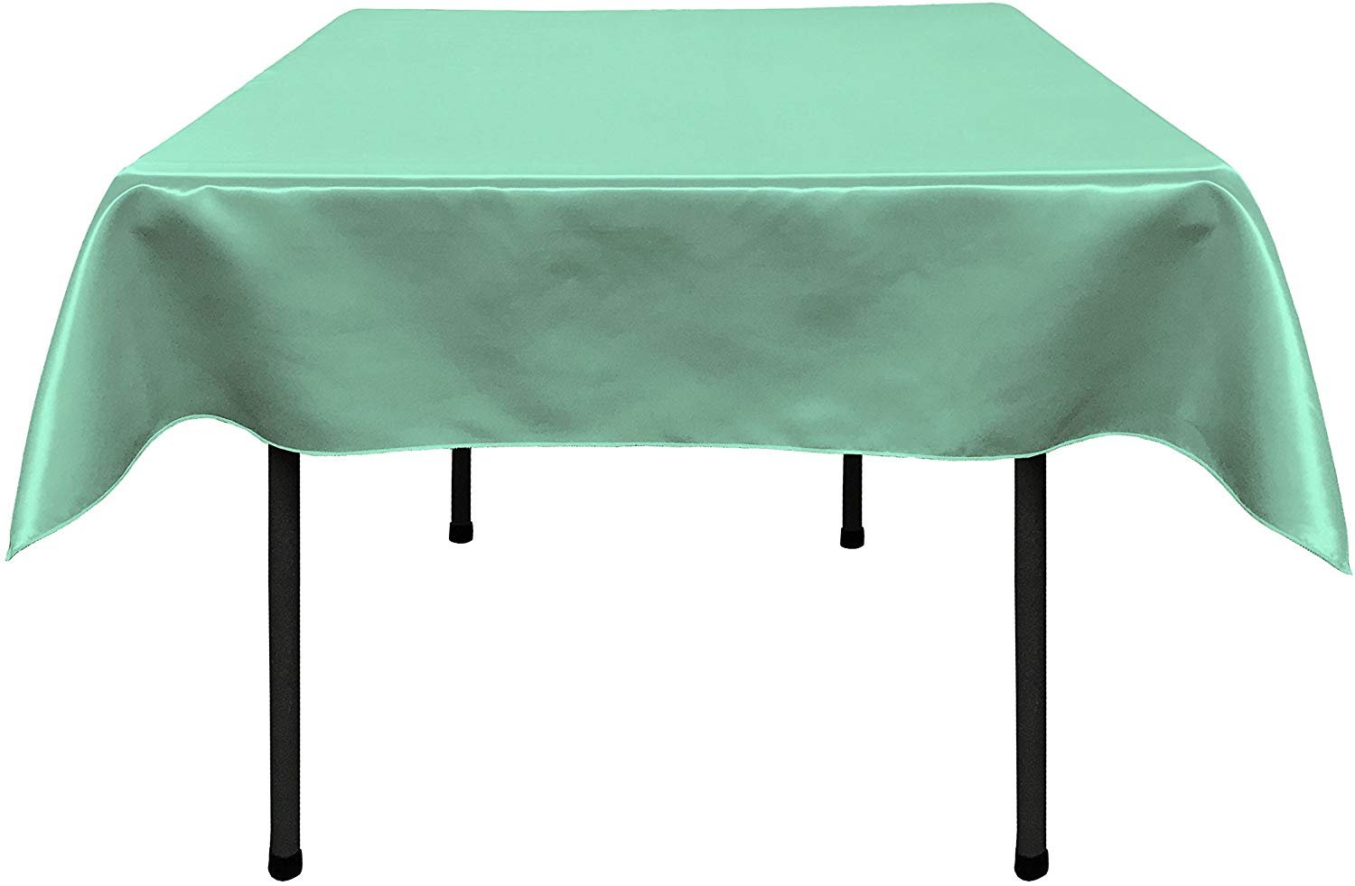 36"x36" SQUARE BRIDAL SATIN TABLECLOTH - New Creations Fabric & Foam Inc
