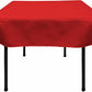 36"x36" SQUARE BRIDAL SATIN TABLECLOTH - New Creations Fabric & Foam Inc
