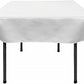 36"x36" SQUARE BRIDAL SATIN TABLECLOTH - New Creations Fabric & Foam Inc