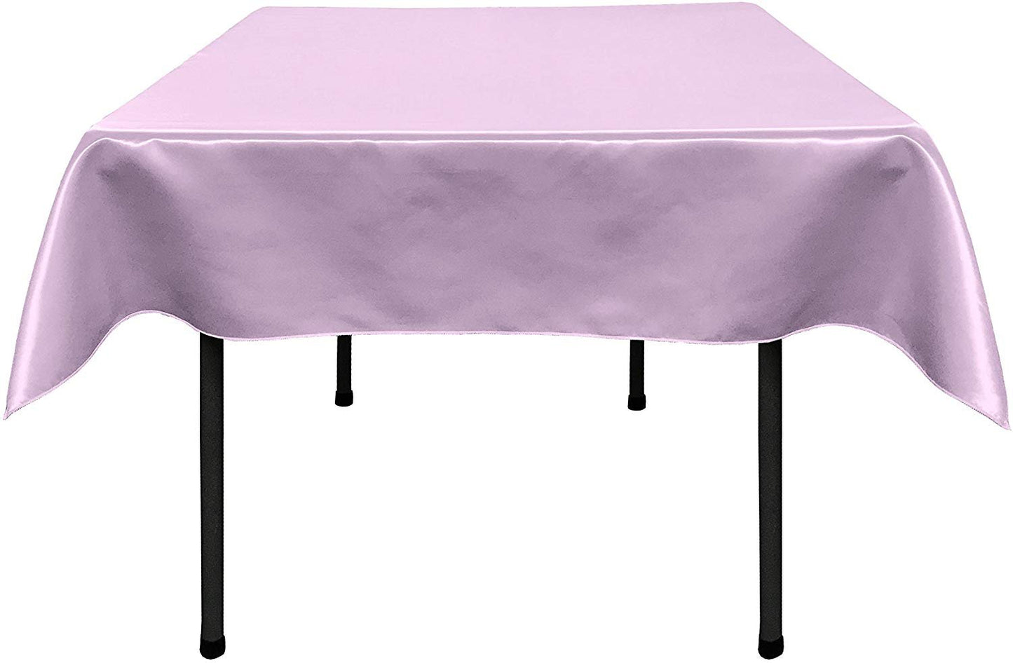 36"x36" SQUARE BRIDAL SATIN TABLECLOTH - New Creations Fabric & Foam Inc