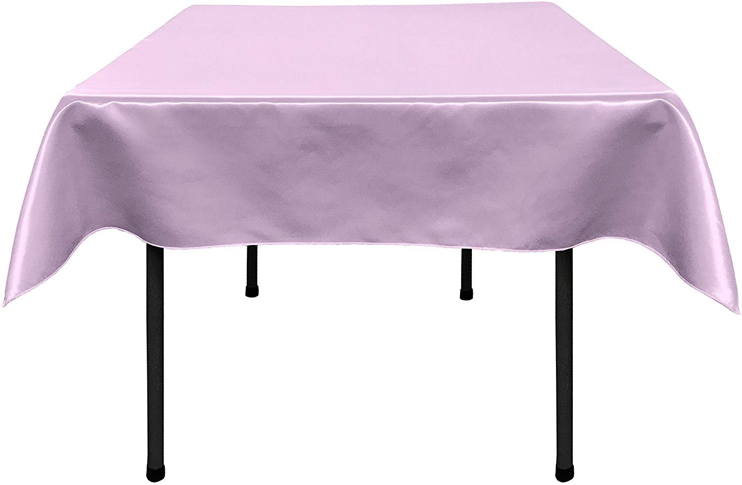 36"x36" SQUARE BRIDAL SATIN TABLECLOTH - New Creations Fabric & Foam Inc