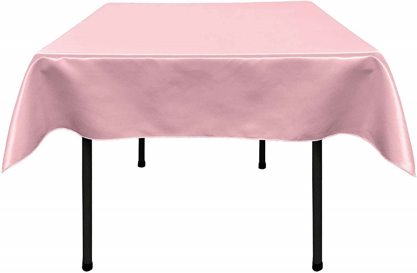 36"x36" SQUARE BRIDAL SATIN TABLECLOTH - New Creations Fabric & Foam Inc