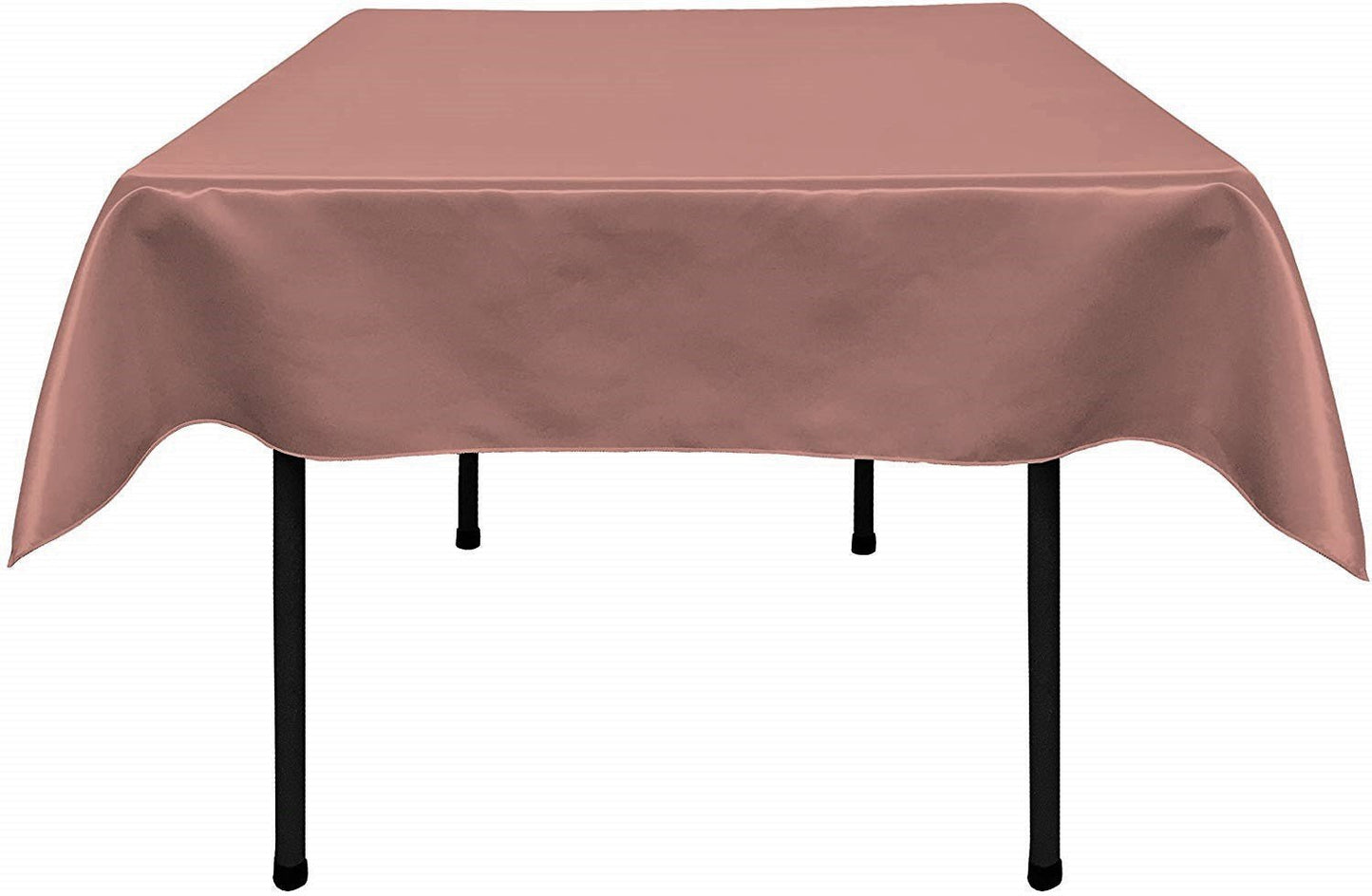 36"x36" SQUARE BRIDAL SATIN TABLECLOTH - New Creations Fabric & Foam Inc