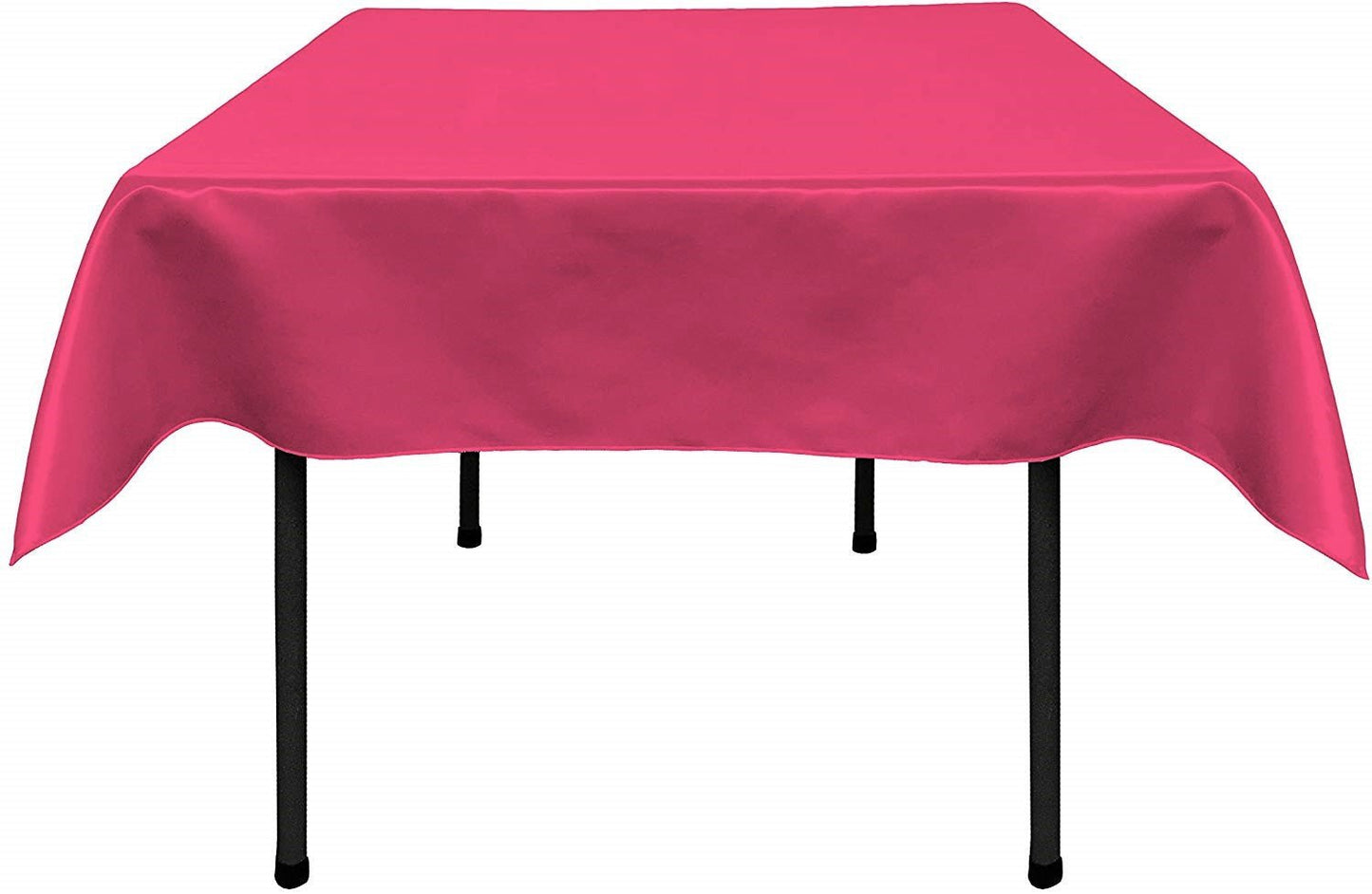 36"x36" SQUARE BRIDAL SATIN TABLECLOTH - New Creations Fabric & Foam Inc
