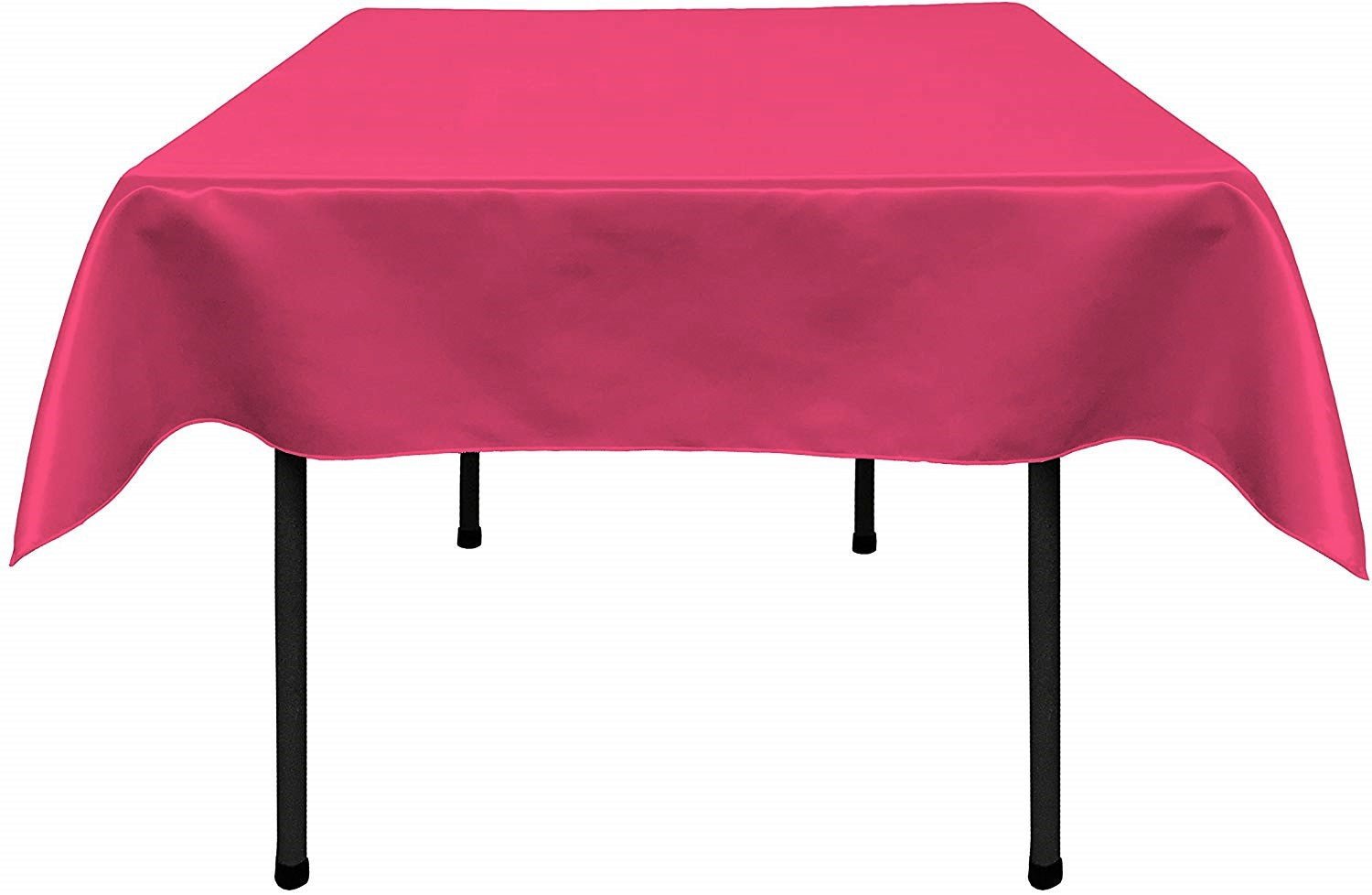36"x36" SQUARE BRIDAL SATIN TABLECLOTH - New Creations Fabric & Foam Inc