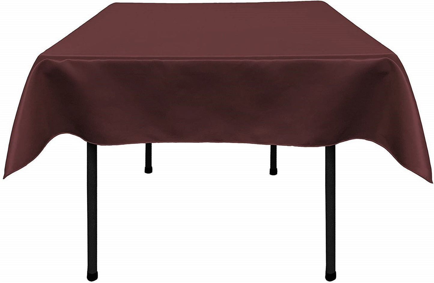 36"x36" SQUARE BRIDAL SATIN TABLECLOTH - New Creations Fabric & Foam Inc