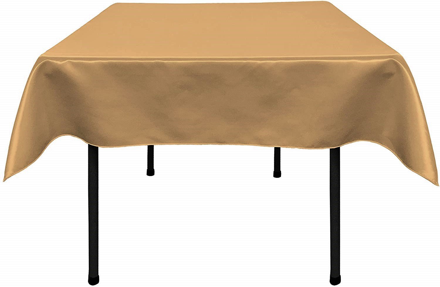 36"x36" SQUARE BRIDAL SATIN TABLECLOTH - New Creations Fabric & Foam Inc