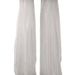 4.5 Feet Wide x 9 Feet High, Polyester Sheer Mirror Organza Backdrop Drape, Curtain Panels, Room Divider, 1 Pair. - New Creations Fabric & Foam Inc